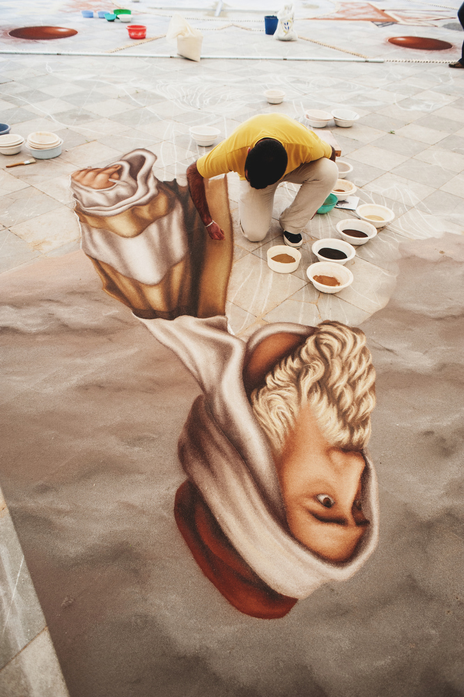 Corpus Christi, sand carpet