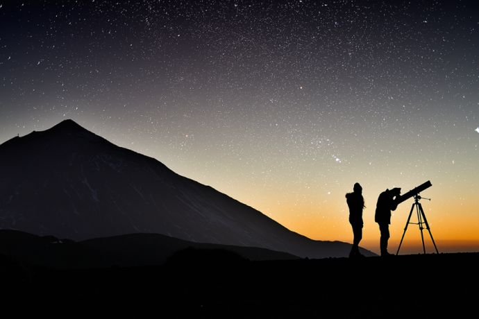 Dark skies at night – astronomers’ delight in Tenerife!