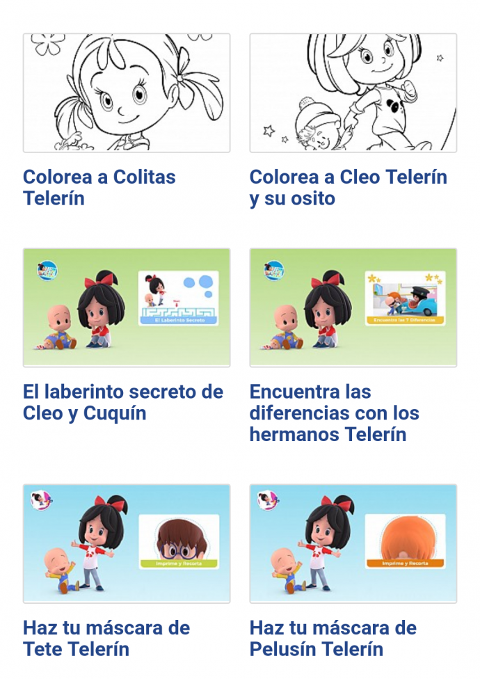 Salero Animation Studios celebrates that the games made for the animation series ‘Familia Telerín’ are now available