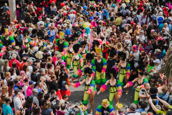 Tenerife Carnival in the streets 
