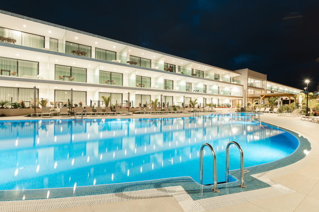 Piscina noche