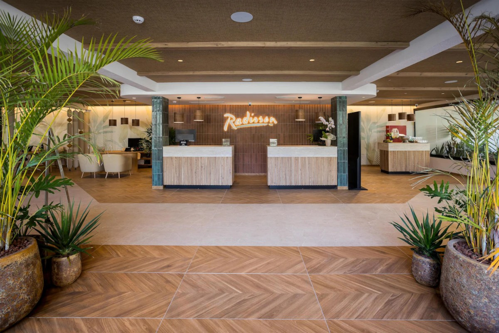 Recepción hotel