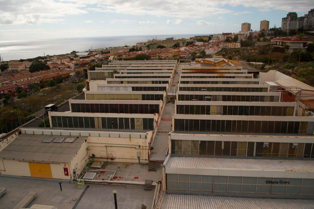 Industrial buildings with sea views in Santa Cruz de Tenerife.