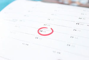 Calendario de días festivos