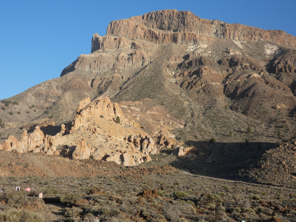 Rocky mountains of the Teide National Park in Tenerife.