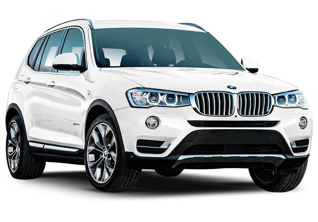 White BMW SUV parked in Puerto de la Cruz.