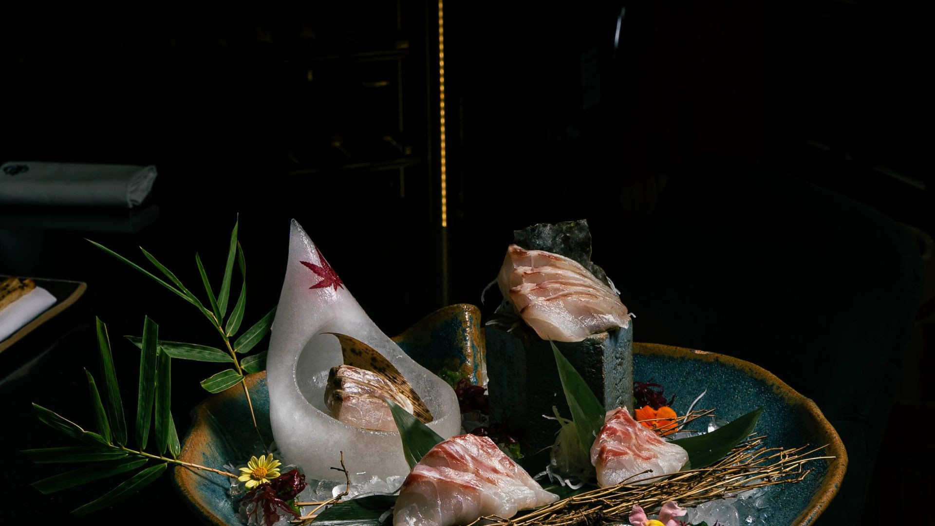 Plato sashimi lubina