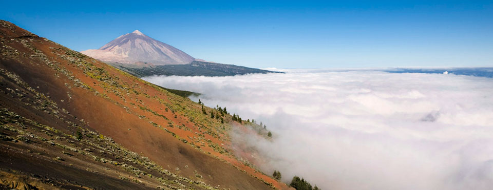 Un mullido edredón de nubes