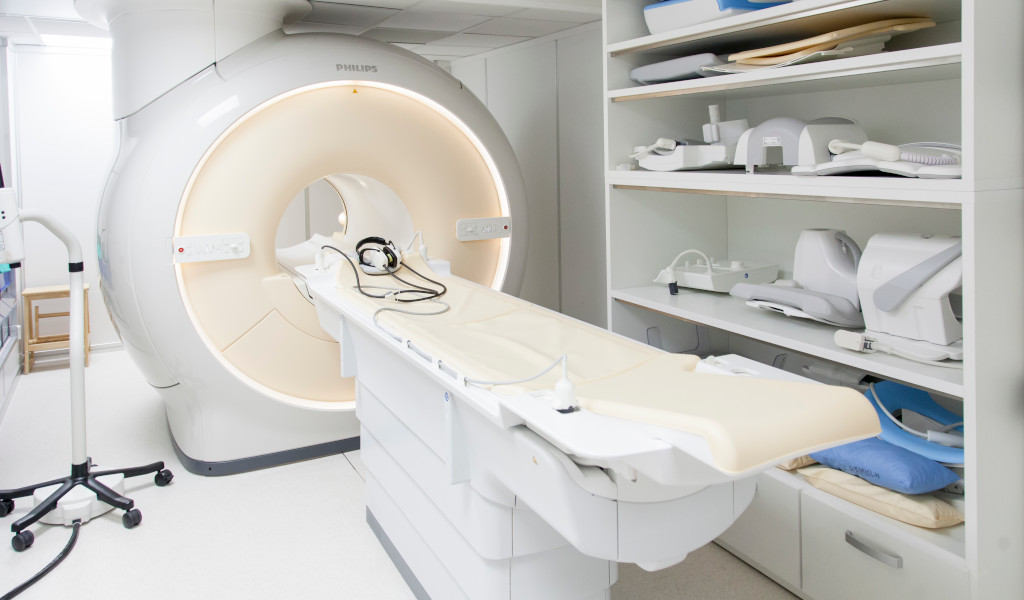 Magnetic resonance imaging at a medical center in Tenerife with specialized equipment.
