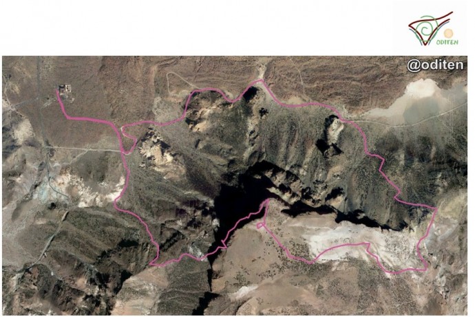 Mount-Teide-round-route-Parador-Guajara-Parador-map