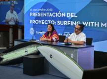 Tenerife hosts the official presentation of 'Surfing With Me', the project that transforms waste into awareness through surfing